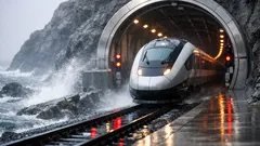 China propune un tunel feroviar sub mare de 123 km: Dalian–Yantai în doar 40 de minute