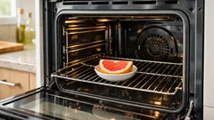 Trucul cu o felie de greipfrut care scoate mirosul vechi din cuptor, fără chimicale