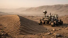 Ce a descoperit Perseverance în craterul Jezero: o megariplă de nisip de aproape 2 metri