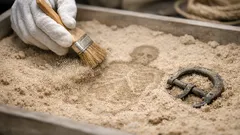 Descoperire rară la Sizewell C: cimitir anglo-saxon cu tumuli și un cal îngropat înhămat