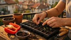 Cum transformi semințele de ardei în răsaduri: ghid simplu pentru balcon și grădină