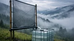 Cum se face apă din ceață: plasele care colectează litri din aer, fără curent