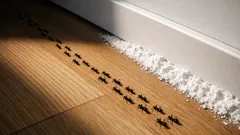 Pudra de bebeluși contra furnicilor: truc rapid ca să le oprești traseul în bucătărie