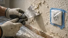 Cum îndepărtezi vopseaua texturată „coajă de portocală” și obții un perete perfect neted