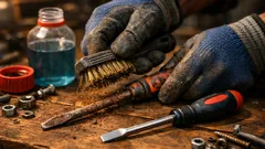 Cum îndepărtezi rugina de pe unelte și metal în 30 de minute, fără să distrugi suprafața