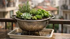 Cum transformi o sită veche într-un ghiveci cu drenaj perfect pentru balcon