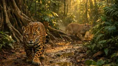 De ce pot coexista jaguarul și puma în aceeași pădure: regulile fine ale naturii