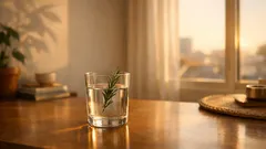 Paharul cu rozmarin în feng shui: unde îl pui ca să activezi colțul bogăției