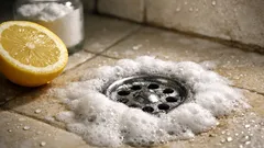 Cum scapi de mirosul de canal din baie cu lămâie și bicarbonat, în 20 de minute