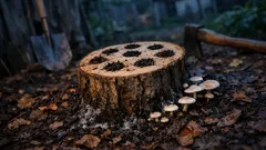 Cum scapi de cioata din curte fără să sapi: metoda naturală cu găuri, compost și mulci