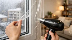 Cum scapi de condensul pe geamuri iarna: trucul cu folie transparentă și aerisire corectă