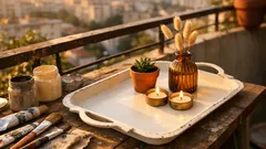 Cum transformi o tavă stricată într-un decor chic pentru casă, în 5 pași simpli