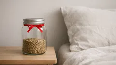 Borcanul cu linte pe noptieră: ce simbolizează, de fapt, și cum îl ții fără dăunători