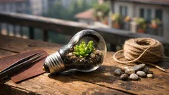 Cum transformi un bec ars în decorațiune: 5 idei DIY simple și sigure