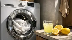 Truc cu suc de lămâie la mașina de spălat: cum albești rufele și scapi de miros
