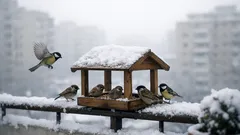 Numără păsările de iarnă în 60 de minute: ghid simplu de observare de la fereastră